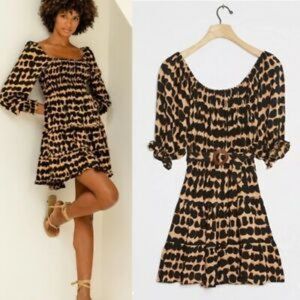 ANTHROPOLOGIE Beachgold Frankie Mini Dress Sz L - NWT!!!